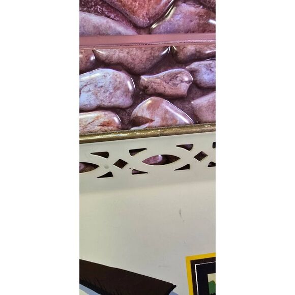 Vtg NASHCO PRODUCTS New York Metal Tray Hunting Lodge  22" x 10" USA - Picture 6 of 11